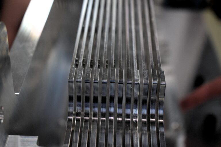 The detector housing with the 12 T-Frames (support for electronics and sensors) installed. The full stack is manufactured in DURAL, by the Warsaw University.