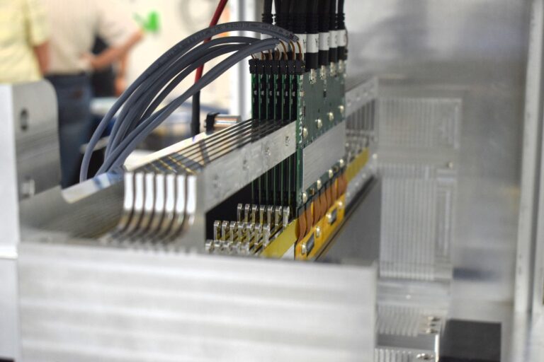 Detail of the ECAL-p partially instrumented