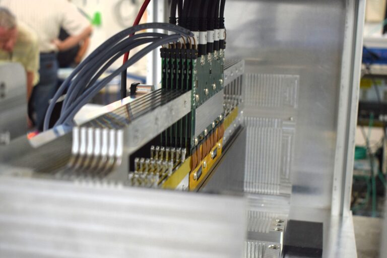 Detail of the ECAL-p partially instrumented