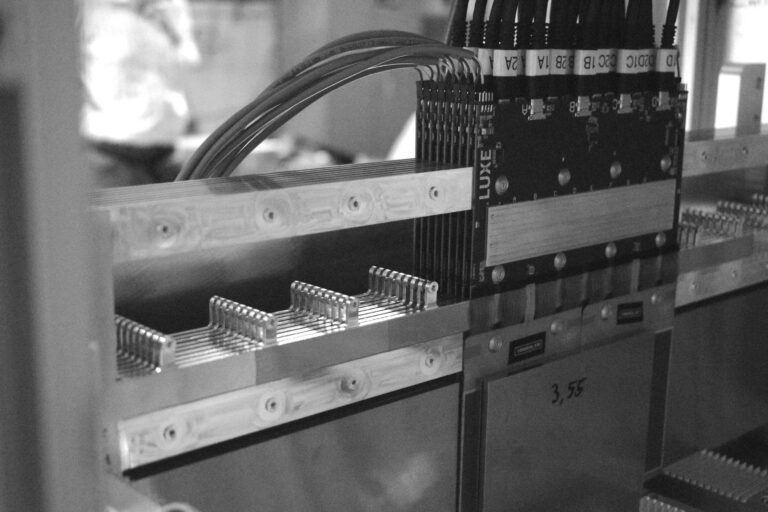 Detail of the ECAL-p partially instrumented